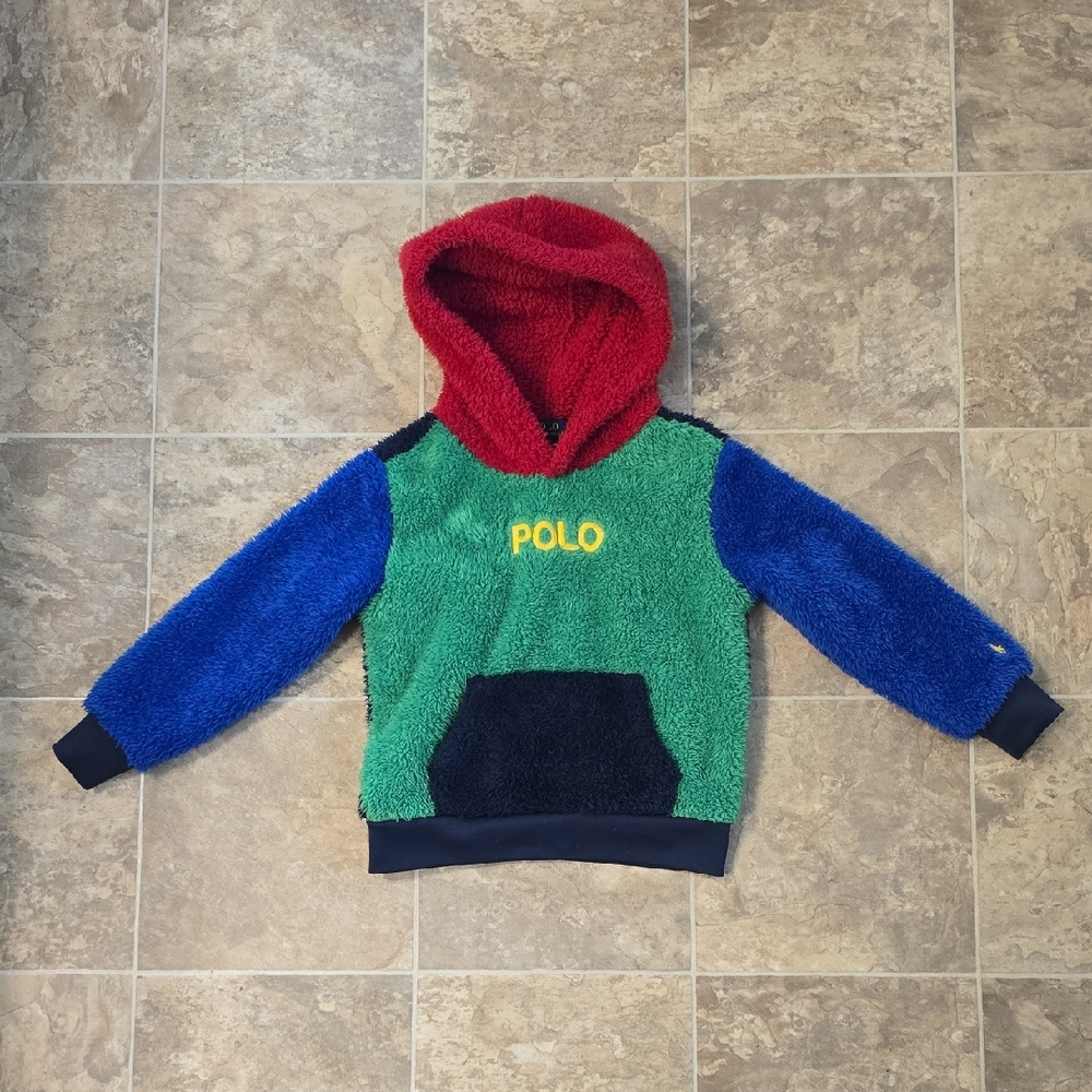 Polo by Ralph Lauren Kids Red, Green, and Blue Hoodie
